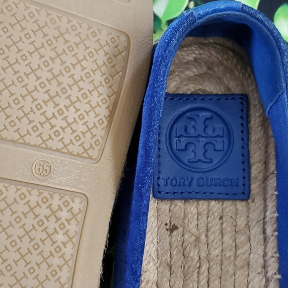 🎉HP💕TORY BURCH Sidney Espadrilles Jelly Blue - Picture 5 of 8